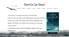 Desktop Screenshot of carrielaseur.com