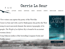 Tablet Screenshot of carrielaseur.com